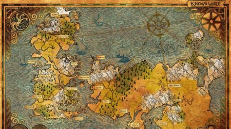 game of thrones world map|Game of Thrones Map Explained: Westeros, Essos, and Beyond.
